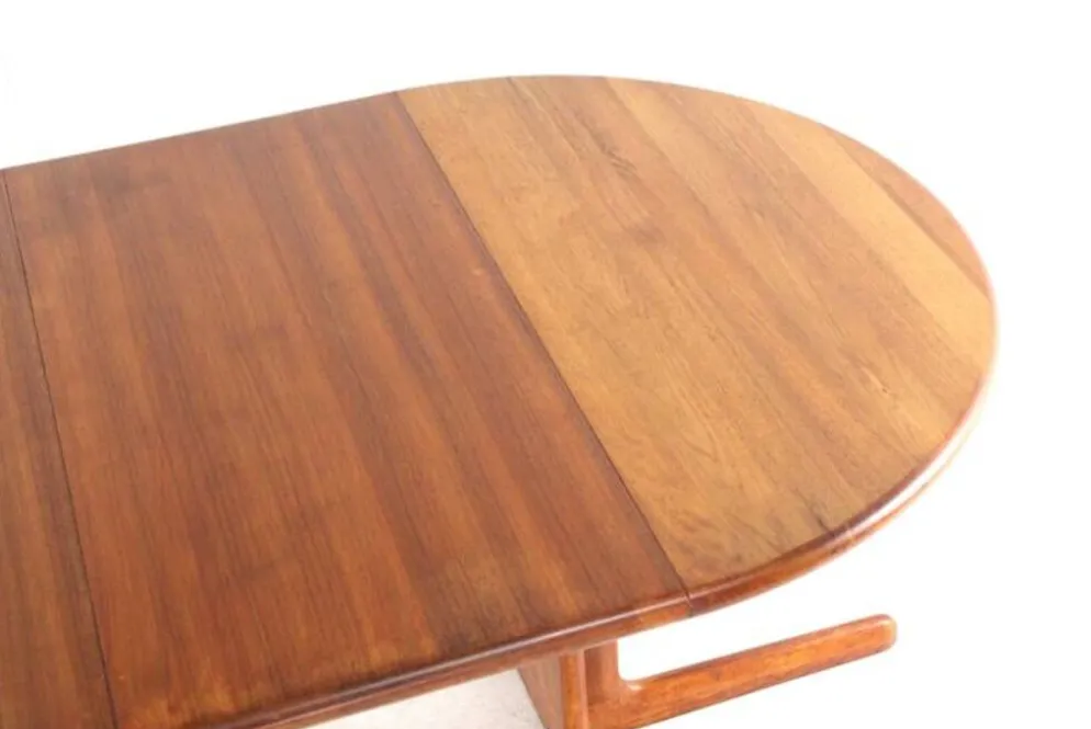 Table à manger extensible ronde 2x 'Gistrup' danoise