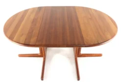 Table à manger extensible ronde 2x 'Gistrup' danoise