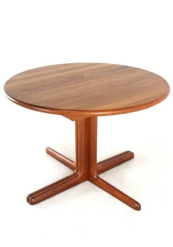 Table à manger extensible ronde 2x 'Gistrup' danoise