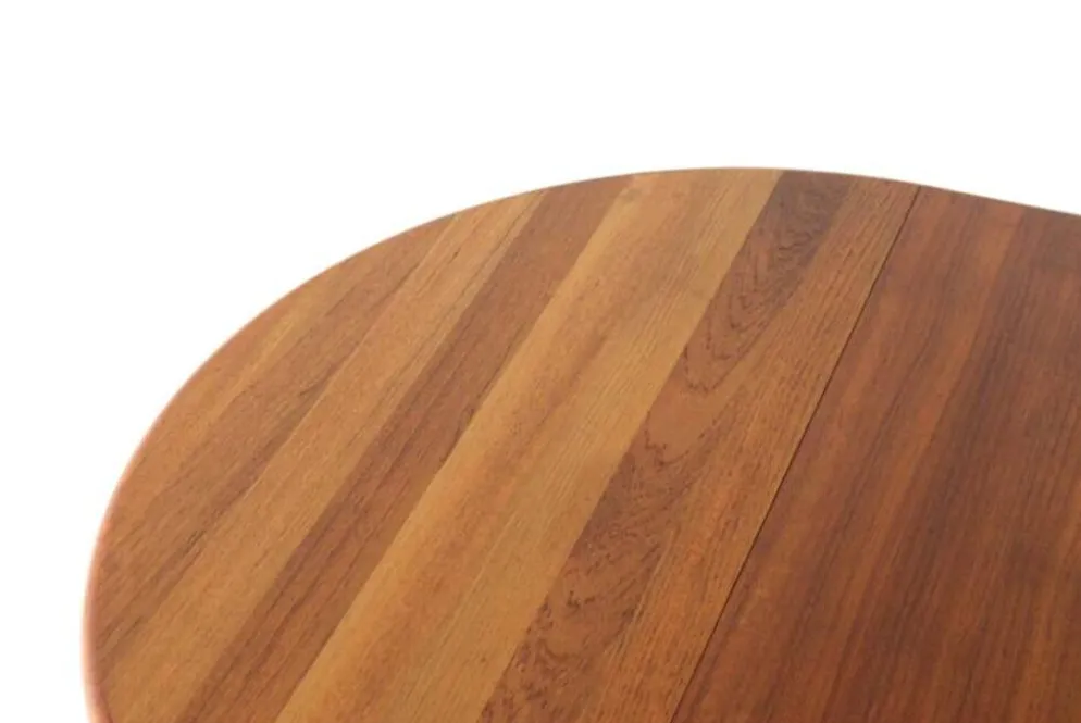 Table à manger extensible ronde 2x 'Gistrup' danoise