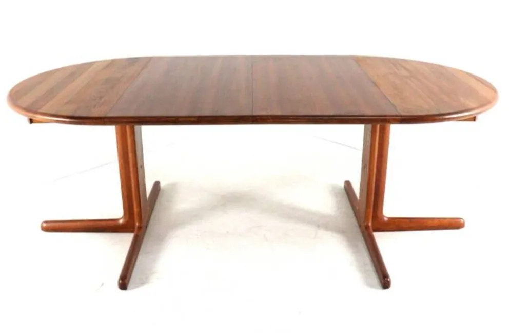 Table à manger extensible ronde 2x 'Gistrup' danoise