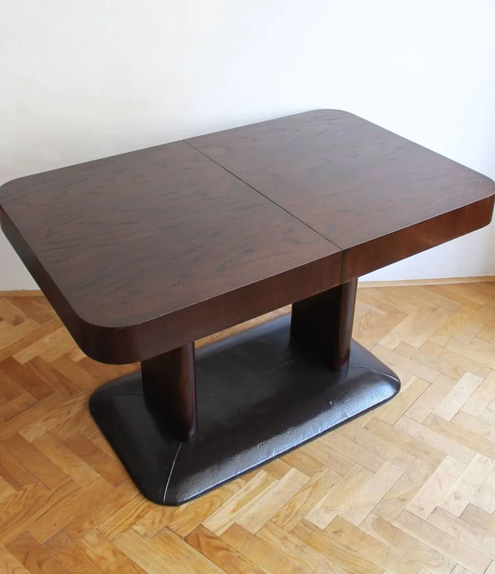 Table à manger extensible UP Brno par Jindrich Halabala, années 1930