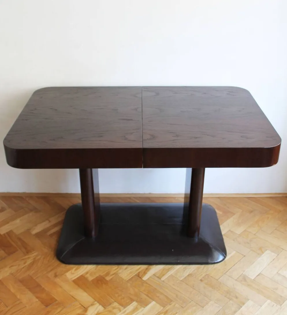 Table à manger extensible UP Brno par Jindrich Halabala, années 1930