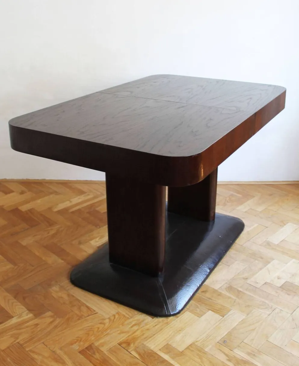 Table à manger extensible UP Brno par Jindrich Halabala, années 1930