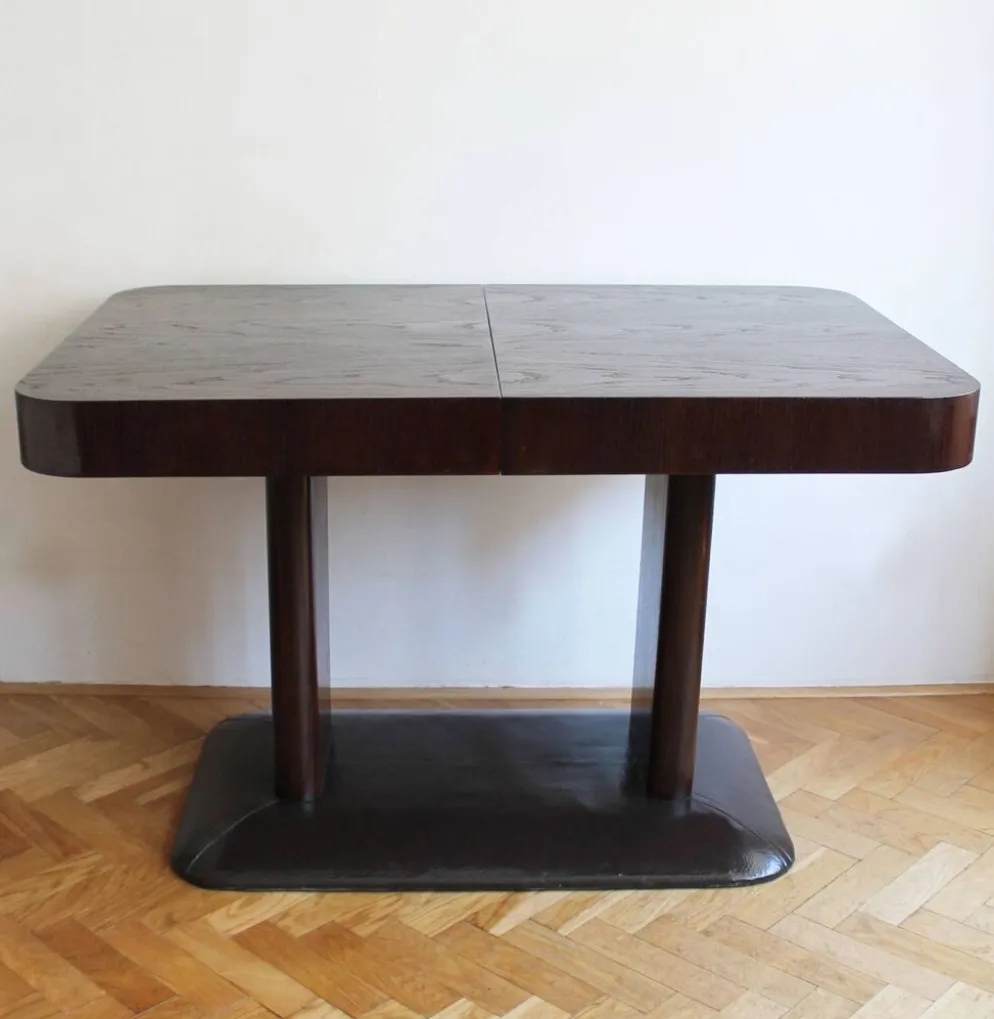 Table à manger extensible UP Brno par Jindrich Halabala, années 1930