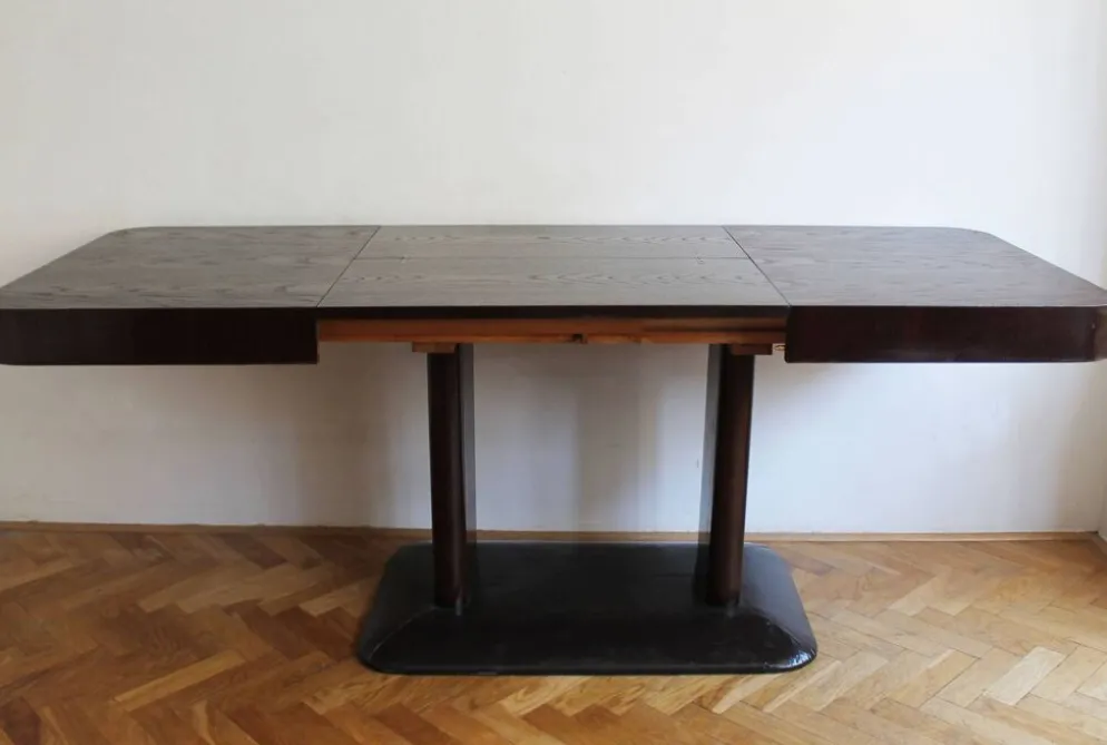 Table à manger extensible UP Brno par Jindrich Halabala, années 1930
