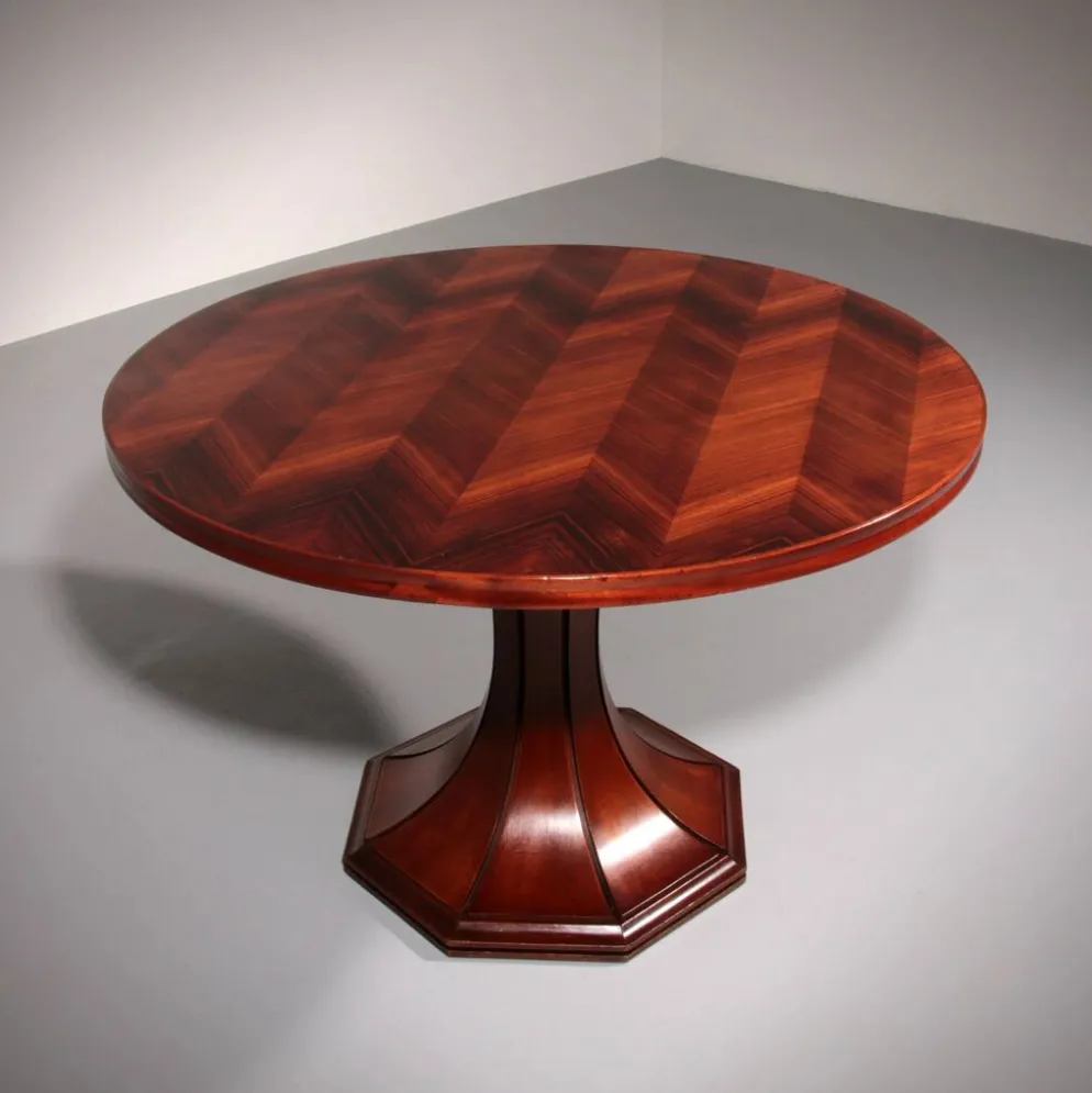 Table à manger italienne du milieu du siècle par Carlo De Carli