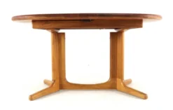 Table à manger ovale extensible Glostrup en teck massif, Danemark