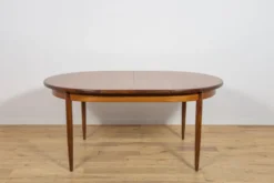 Table à manger ovale extensible en teck de style mid-century de G-Plan, Royaume-Uni, années 1960.
