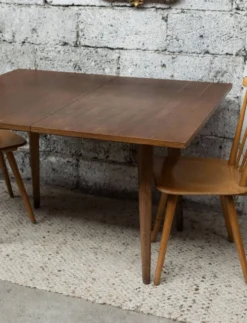 Table à manger pliable extensible moderniste français