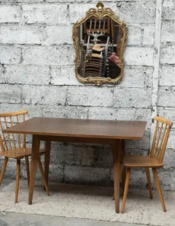 Table à manger pliable extensible moderniste français