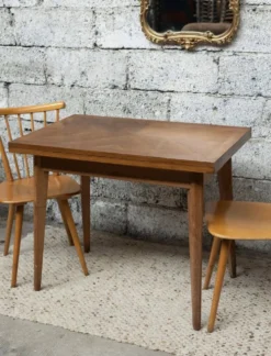 Table à manger pliable extensible moderniste français
