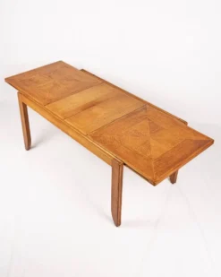 Table à manger à rallonges, modèle Calvados, Guillerme et Chambron, 1960s