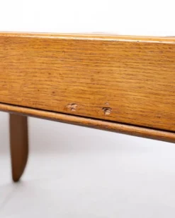 Table à manger à rallonges, modèle Calvados, Guillerme et Chambron, 1960s