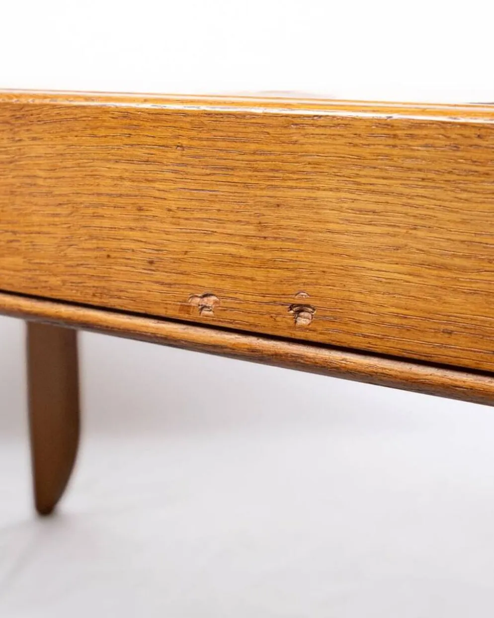 Table à manger à rallonges, modèle Calvados, Guillerme et Chambron, 1960s