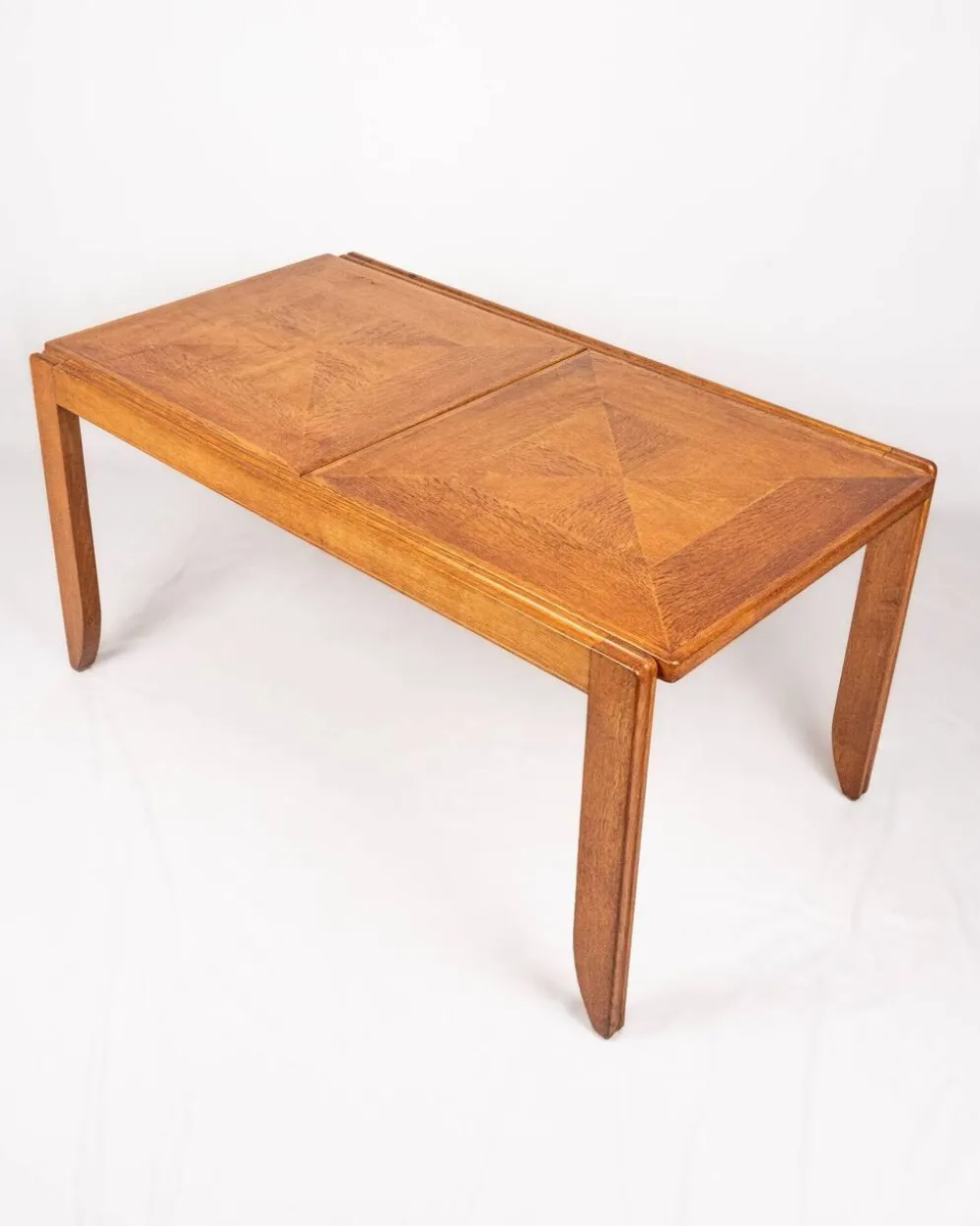 Table à manger à rallonges, modèle Calvados, Guillerme et Chambron, 1960s