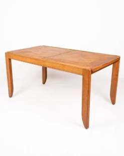 Table à manger à rallonges, modèle Calvados, Guillerme et Chambron, 1960s
