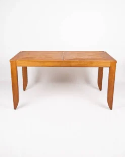 Table à manger à rallonges, modèle Calvados, Guillerme et Chambron, 1960s