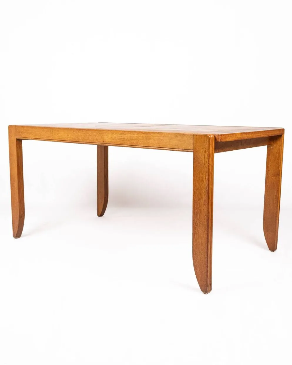Table à manger à rallonges, modèle Calvados, Guillerme et Chambron, 1960s