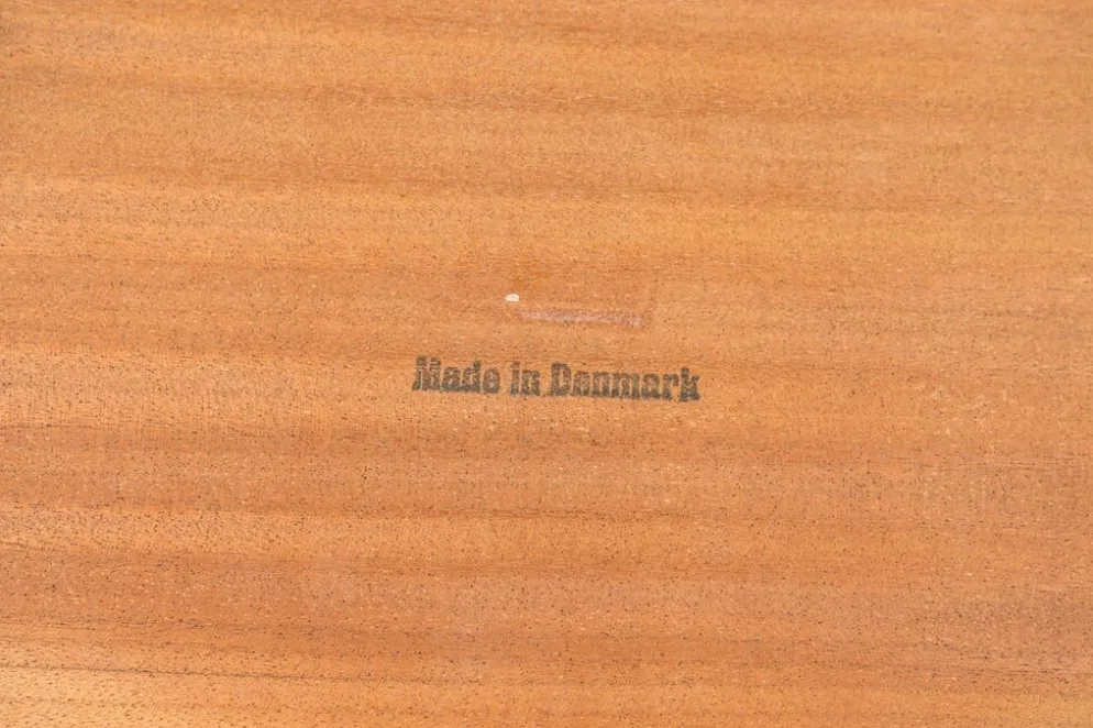 Table à manger ronde extensible en teck du milieu du siècle, Danemark, années 1960