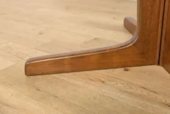 Table à manger ronde extensible en teck du milieu du siècle, Danemark, années 1960