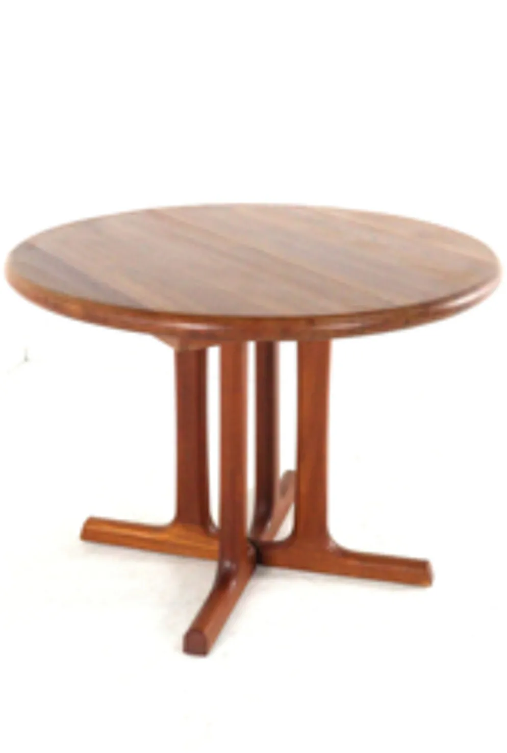Table à manger ronde extensible 'Hammel' - en teck massif