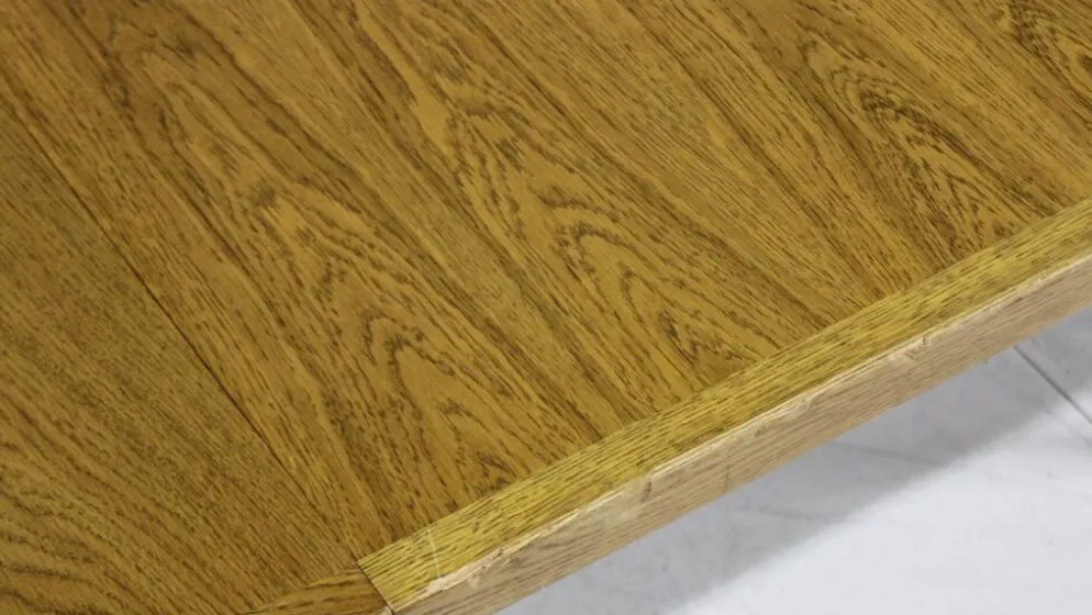 Table à manger ronde extensible danoise vintage des années 1960 XL