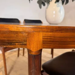 Table à manger rond Randers Møbelfabrik en palissandre, années 60