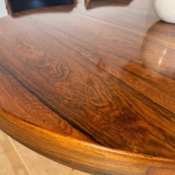 Table à manger rond Randers Møbelfabrik en palissandre, années 60