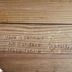 Table à manger rond Randers Møbelfabrik en palissandre, années 60