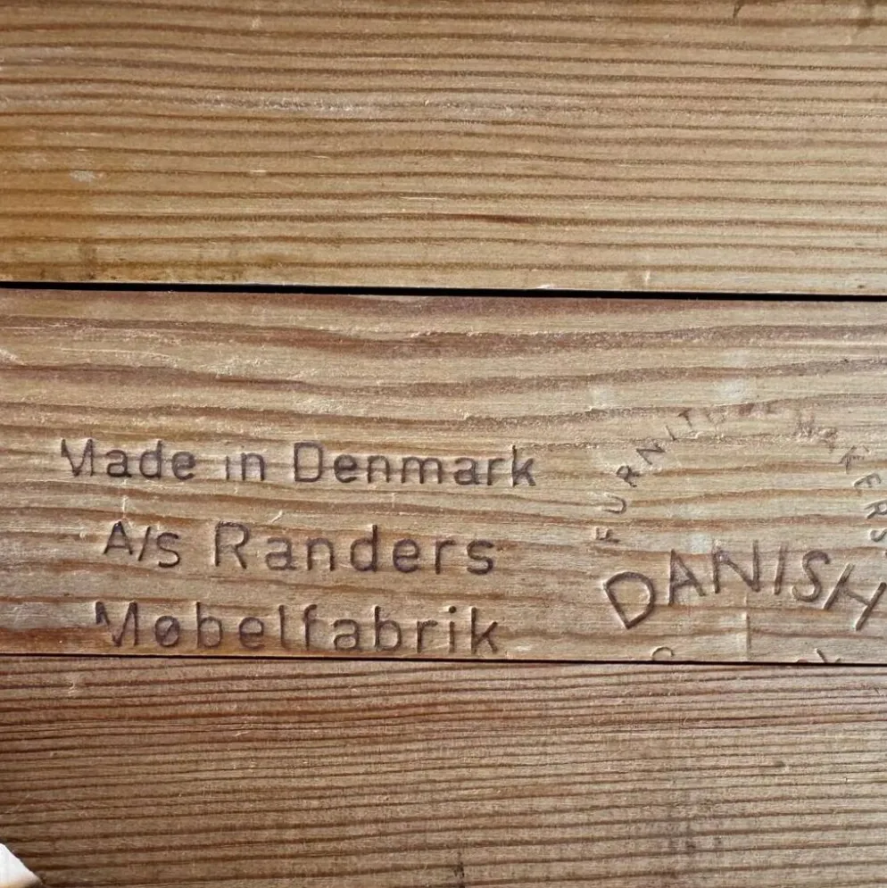 Table à manger rond Randers Møbelfabrik en palissandre, années 60