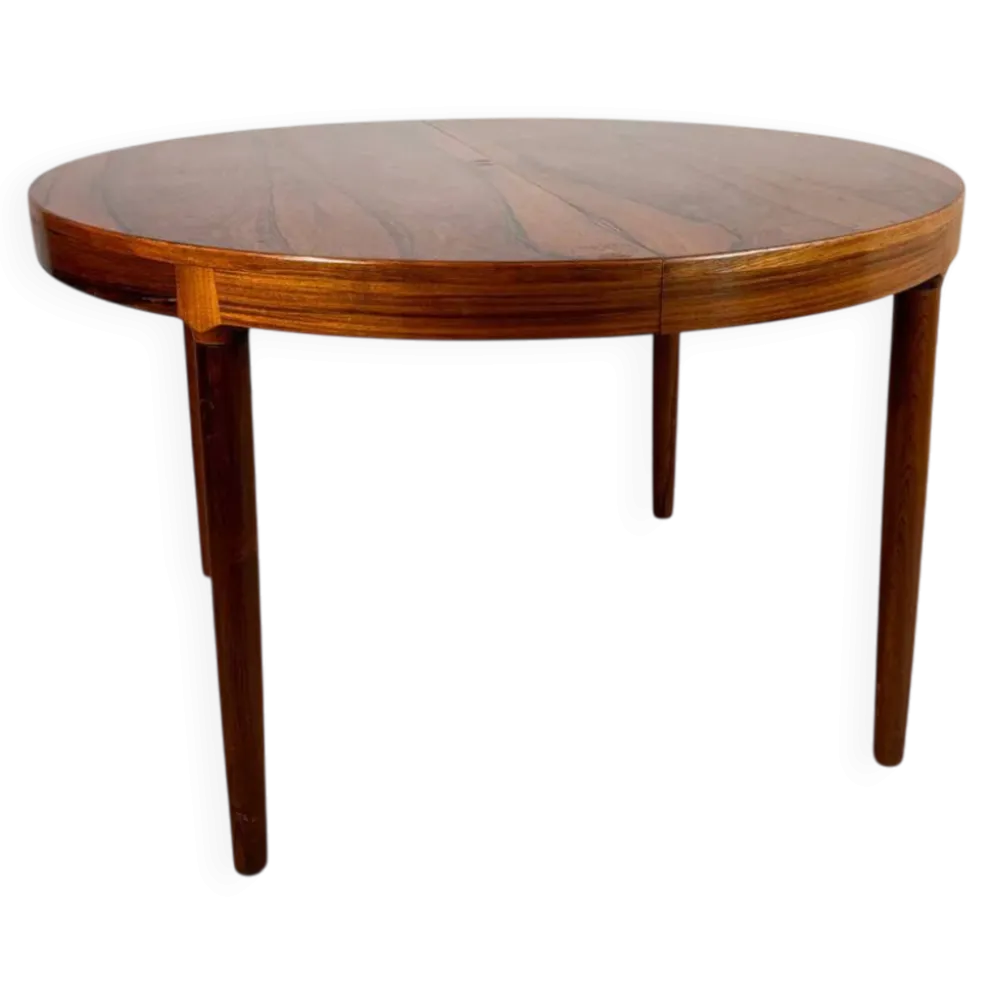 Table à manger rond Randers Møbelfabrik en palissandre, années 60