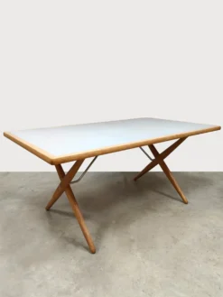 Table à manger sawhorse vintage Hans J. Wegner AT303 Andreas Tuck