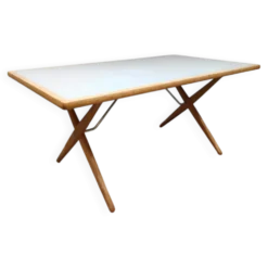 Table à manger sawhorse vintage Hans J. Wegner AT303 Andreas Tuck