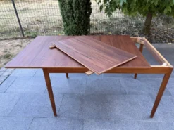Table à manger scandinave extensible 1960