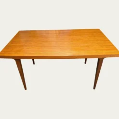 Table à manger scandinave extensible en Teck 1960