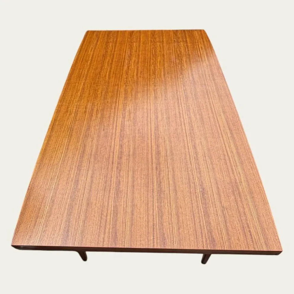 Table à manger scandinave extensible en Teck 1960