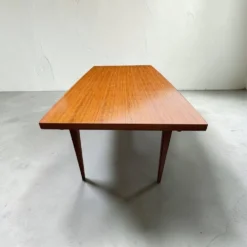 Table à manger scandinave extensible en Teck 1960