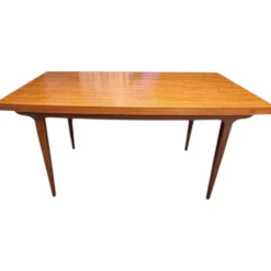 Table à manger scandinave extensible en Teck 1960