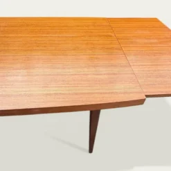 Table à manger scandinave extensible en Teck 1960