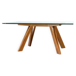 Table à manger sculpturale italienne