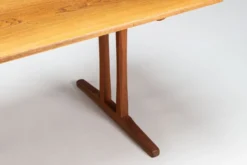 Table à manger Shaker C18 de Borge Mogensen en chêne, FDB Mobler, Danemark, 1947