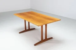 Table à manger Shaker C18 de Borge Mogensen en chêne, FDB Mobler, Danemark, 1947