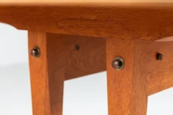 Table à manger Shaker C18 de Borge Mogensen en chêne, FDB Mobler, Danemark, 1947