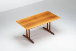 Table à manger Shaker C18 de Borge Mogensen en chêne, FDB Mobler, Danemark, 1947