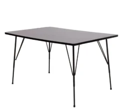 Table à manger / table basse réglable des années 1950 par Rudolf Wolf pour Elsrijk, Hollande