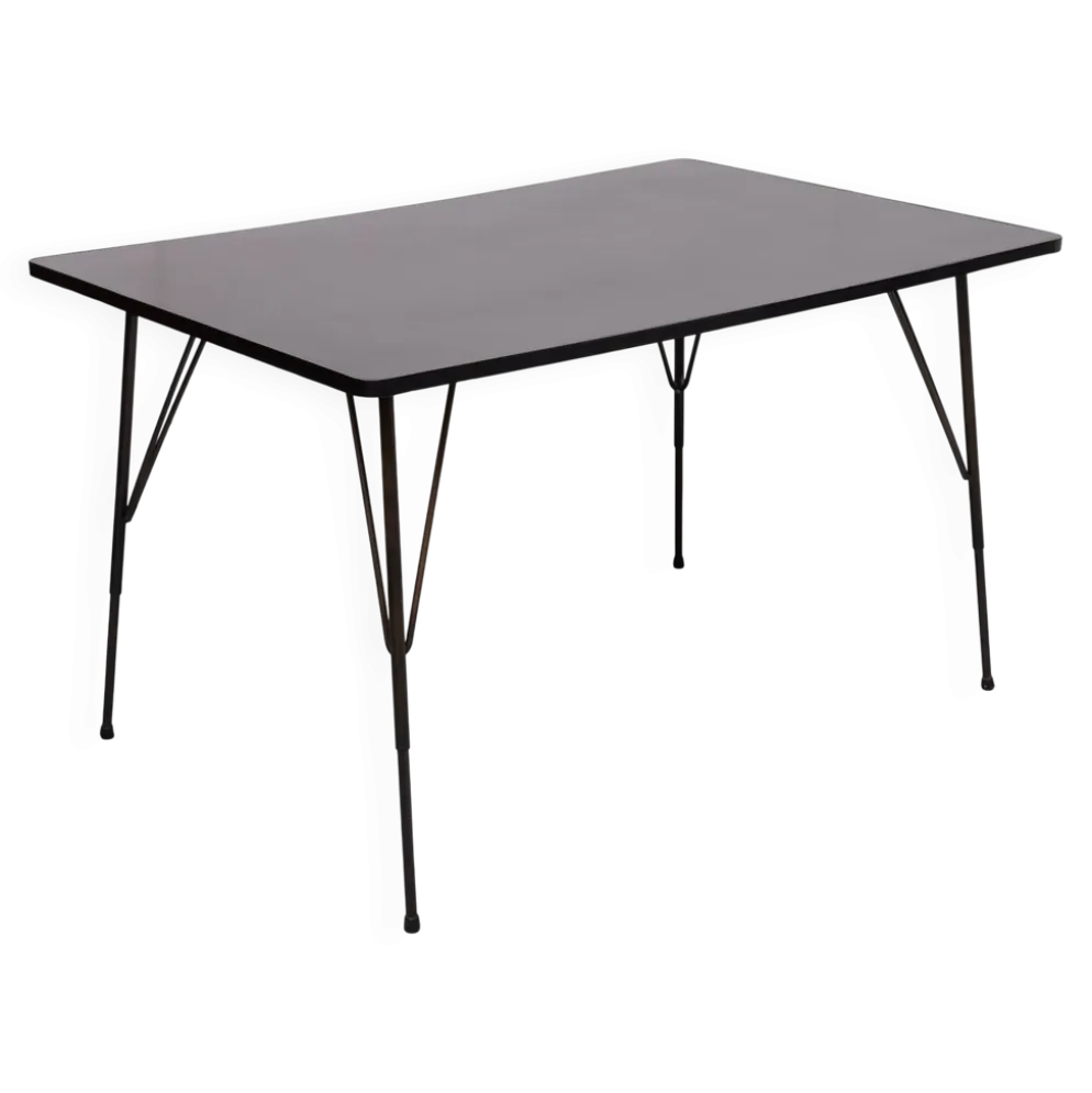 Table à manger / table basse réglable des années 1950 par Rudolf Wolf pour Elsrijk, Hollande