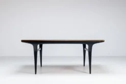 Table à manger T4 Alfred Hendrickx en hêtre Belform Belgique 1958