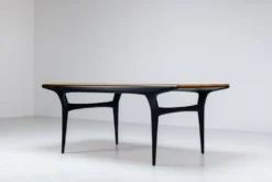 Table à manger T4 Alfred Hendrickx en hêtre Belform Belgique 1958