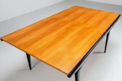 Table à manger T4 Alfred Hendrickx en hêtre Belform Belgique 1958